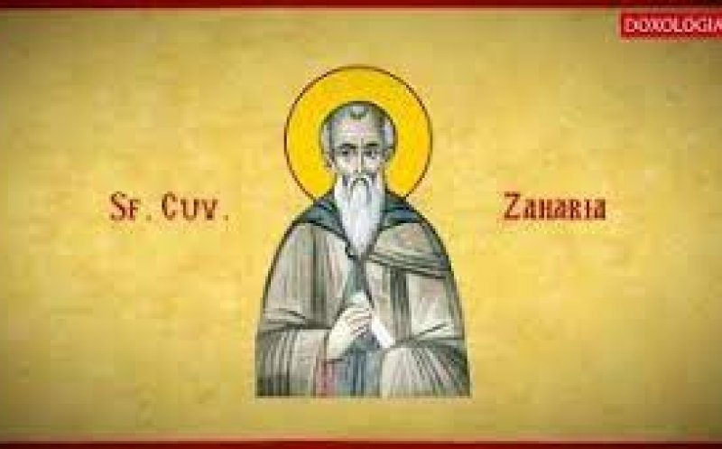 Calendar Ortodox 24 martie. Creștinii îl prăzuiesc pe Sfântul Cuvios Zaharia