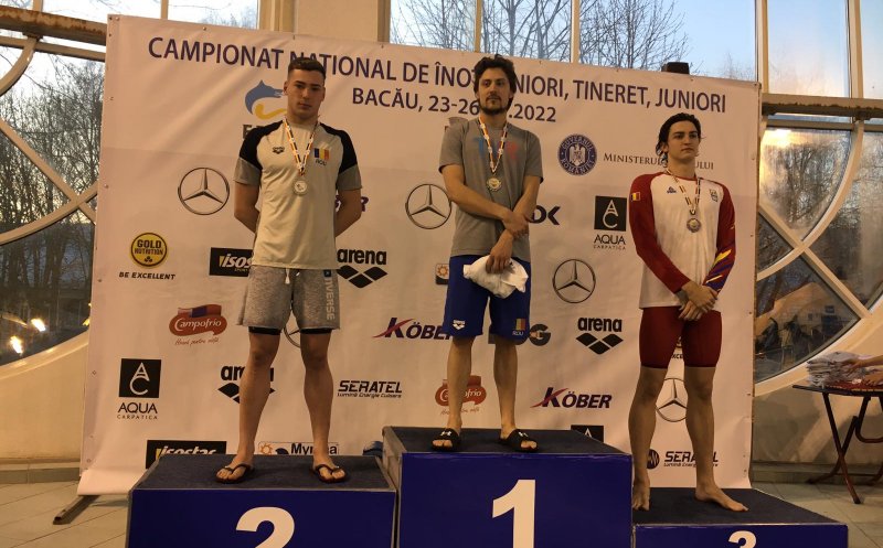 Cătălin Ungur (CS “U” Cluj), campion național la natație