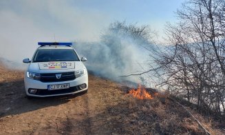Dosar penal pentru cel care a provocat un incendiu de vegetație în zona Făget