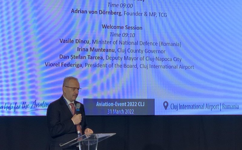 Vasile Dâncu, la Aviation-Event 2022: „COVID-ul și războiul din Ucraina ne arată cât de importante sunt aeroporturile regionale"