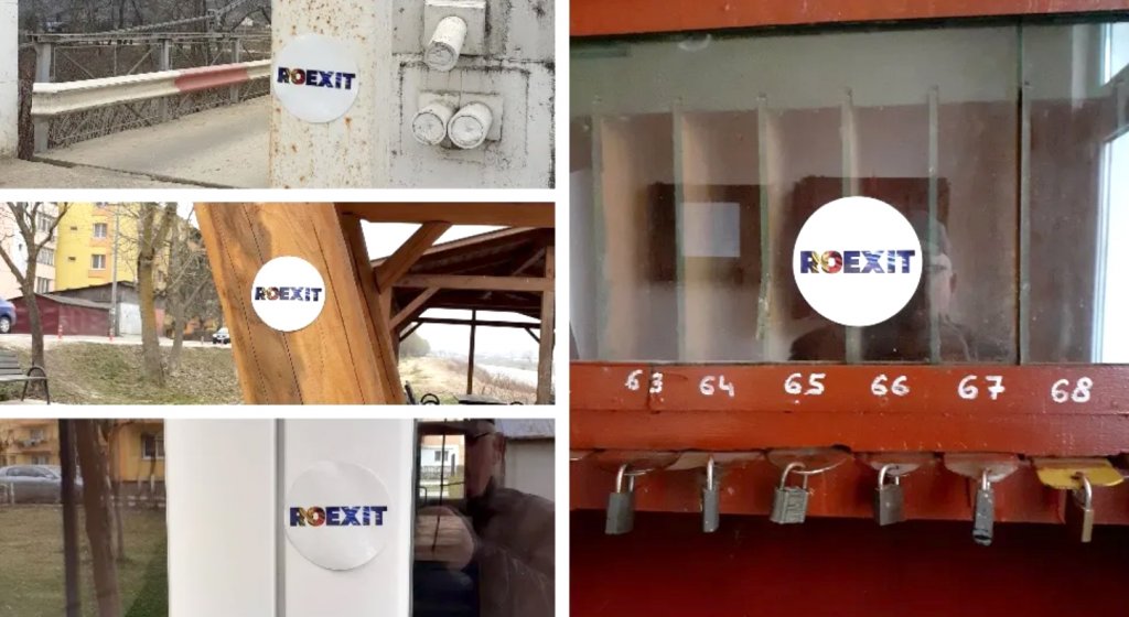 ROEXIT, la tot pasul: Oraşul clujean invadat de mesajele ANTI-UE!