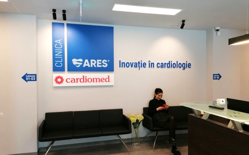 ARES Cardiomed deschide o nouă clinică în Cluj - Napoca. Servicii în contract cu casa de asigurări, de la jumătatea lunii aprilie