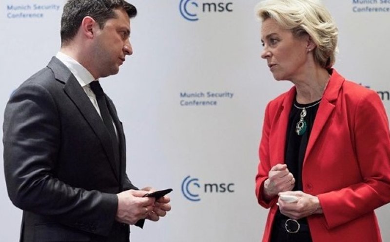 Ursula von der Leyen merge la Kiev să se întâlnească cu Zelenski