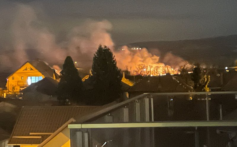 Multiple incendii de vegetație în estul municipiului Cluj. Pompierii intervin cu patru echipaje