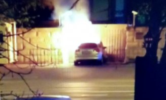 Incident șocant la sediul Ambasadei Rusiei din București: O maşină s-a izbit de porţile ambasadei şi a luat foc Şoferul a murit carbonizat