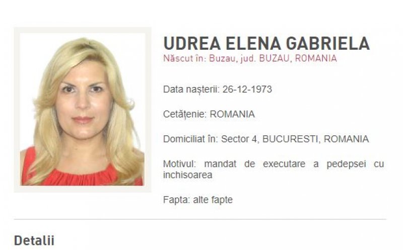 Elena Udrea, dată în urmărire generală. Ar fi fugit din țară