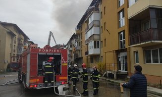 10 apartamente afectate în incendiul din Florești. Tot blocul evacuat/ O femeie a făcut un atac de panică