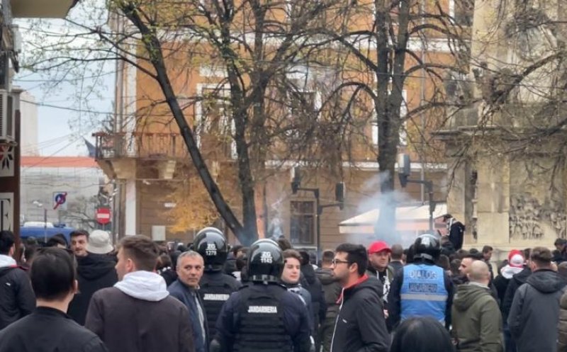 Altercație între fanii Universității Cluj și cei ai Stelei în centrul orașului