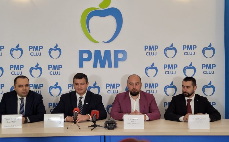 PMP își anunță la Cluj revenirea pe scena politică / Acuze lansate de liderii partidului către Cristian Diaconescu
