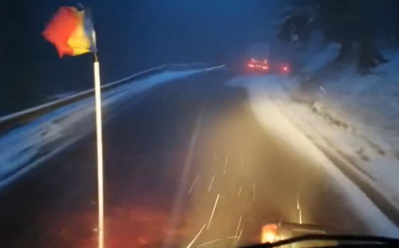 Ninsori abundente de Florii. Pe ce șosele din țară se circulă cu greutate