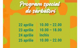 Pregătește-te pentru un Paște fericit la Iulius Mall Cluj! Află programul special de sărbători al magazinelor și restaurantelor