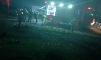 Bărbat carbonizat într-un incendiu noaptea trecută, în județul Cluj