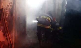 Bărbat carbonizat într-un incendiu noaptea trecută, în județul Cluj