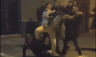 Bătaie în centru Clujului înainte de Paște. 9 persoane implicate au fost audiate de poliție
