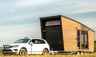 "Căsuţa din poveşti" e pe roţi! Făcută în Transilvania şi te poate costa doar 18.000 de euro