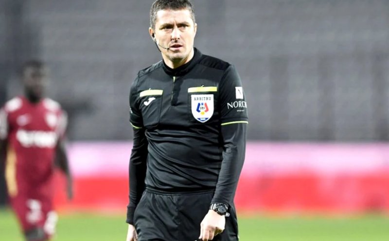 CFR Cluj îl suspectează pe arbitrul delegat la meciul cu Voluntari că ar face jocurile rivalei FCSB