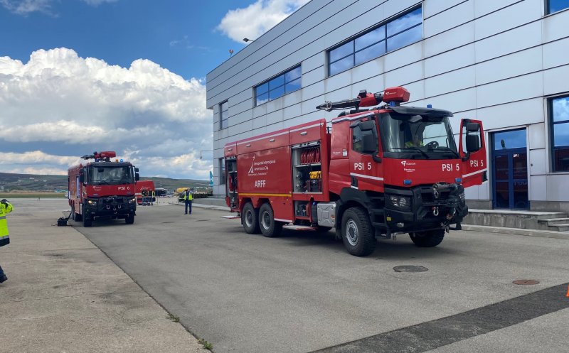Noi autospeciale de intervenție pentru Aeroportul Internațional Cluj