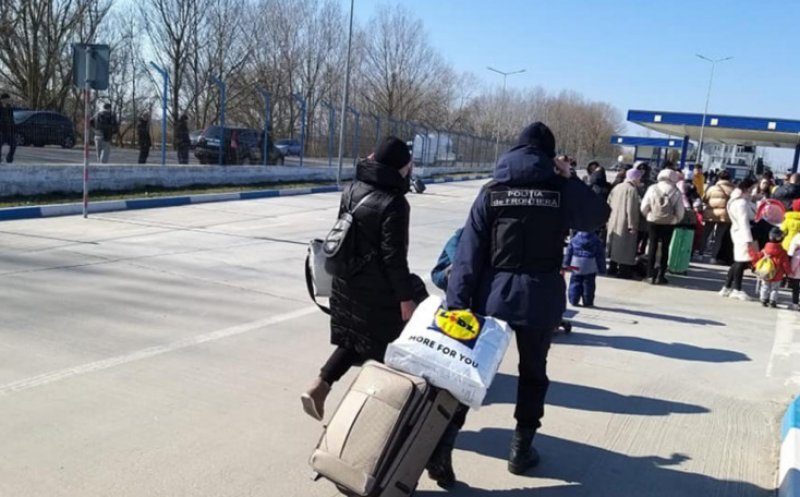 Continuă exodul refugiaților. Câți ucraineni au intrat în România în ultima zi