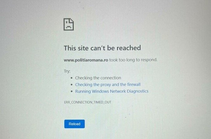 Site-ul Poliției Române, atacat sâmbătă de hackerii pro- ruși/ Anunțul instituției