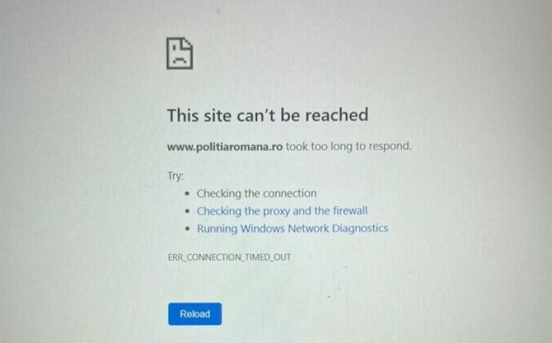 Site-ul Poliției Române, atacat sâmbătă de hackerii pro- ruși/ Anunțul instituției