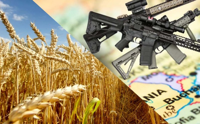 Acuzaţii propagandistice la adresa României: Ucraina exportă masiv cereale în România, iar pe drumul de întoarcere e adus armament