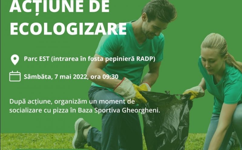 Acțiune de Ecologizare în Parcul Est