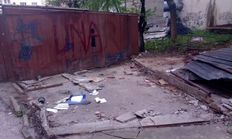 Garajele din Piaţa Ioan Meşter, una cu pământul. Mănăşturenii sunt tare supăraţi
