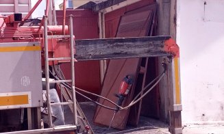 Garajele din Piaţa Ioan Meşter, una cu pământul. Mănăşturenii sunt tare supăraţi