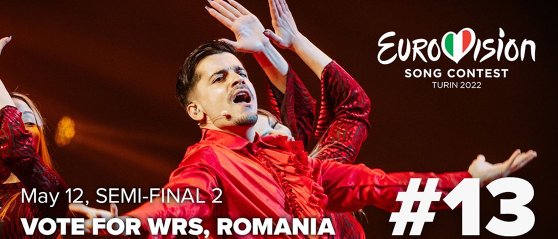 EUROVISION 2022 - România s-a calificat în finală! WRS va cânta duminică în ultimul act al concursului