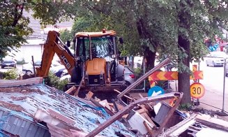 Gheretele de la ”Cocoșul de Aur” din Mănăștur au fost demolate. Stația CTP e tot acolo