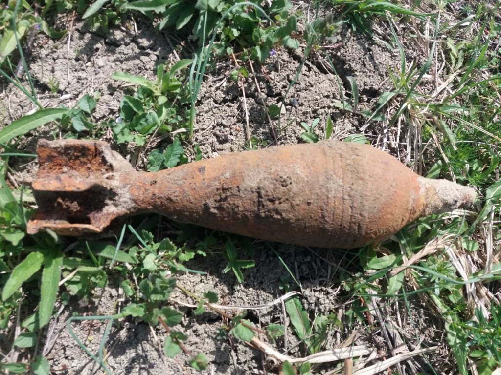 Bombă neexplodată, găsită în Feleacu. Intervin pirotehniștii ISU Cluj
