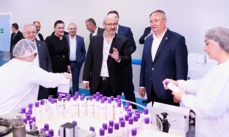 Premierul a vizitat o fabrică din Cluj: "Brandurile produse aici sunt foarte căutate şi în străinătate"