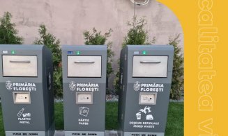 A treia stație de pubele inteligente a fost instalată la Florești. Unde este amplasată