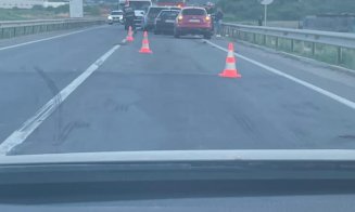 Accident cu 4 mașini pe centura Vâlcele-Apahida / Două persoane au fost transportate la spital