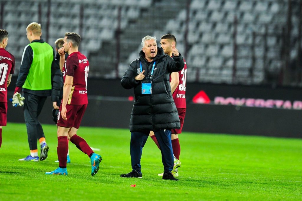 Dan Petrescu, locul secund în topul antrenorilor din Liga 1 cu cel mai mare procentaj de puncte obținute în actualul sezon