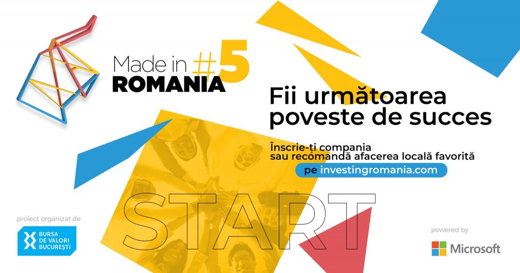 Înscrie compania locală favorită în programul Made in Romania al Bursei de Valori București