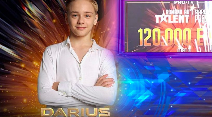 Ce va face Darius, elevul din Cluj, cu banii câștigați la Românii au Talent 2022. Tânărul are un plan surpriză