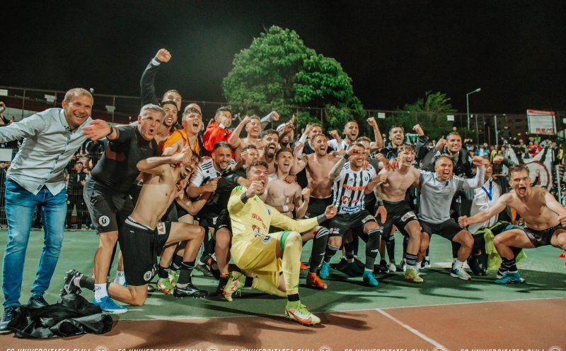 Universitatea Cluj, a doua echipă  din eșalonul secund care reușește să elimine o formație din Liga 1 la baraj