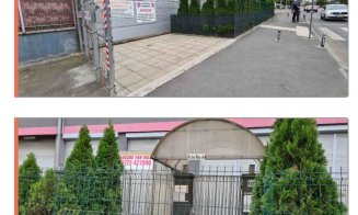 Și alți privați din Cluj-Napoca au gard la proprietatea privată pe spațiul public