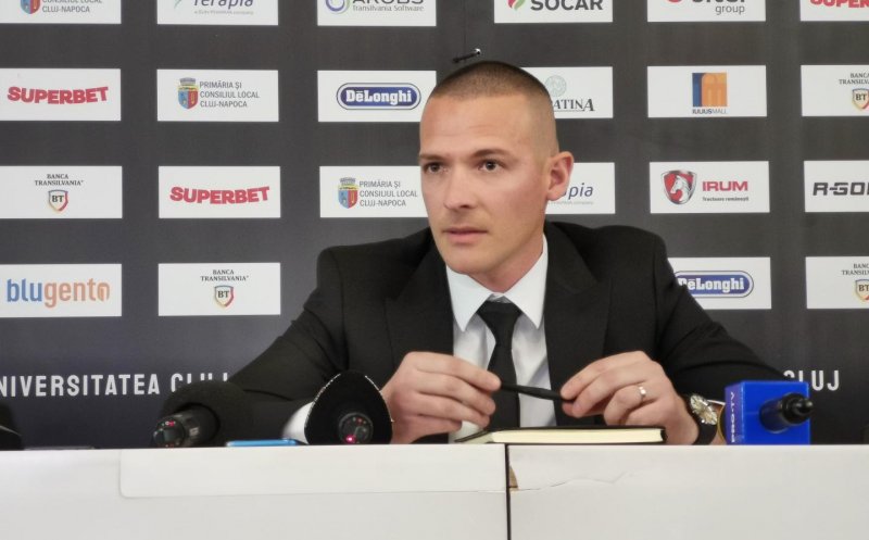 O nouă plecare după promovare. Andrei Cordoș nu va mai continua la "U" Cluj