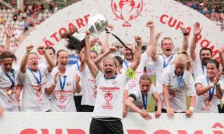“U” Olimpia Cluj a făcut spectacol în finala Cupei și a cucerit un nou trofeu