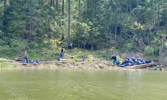 Acțiunea de ecologizare a lacului Beliș a fost încheiată cu succes. Au participat 170 de voluntari