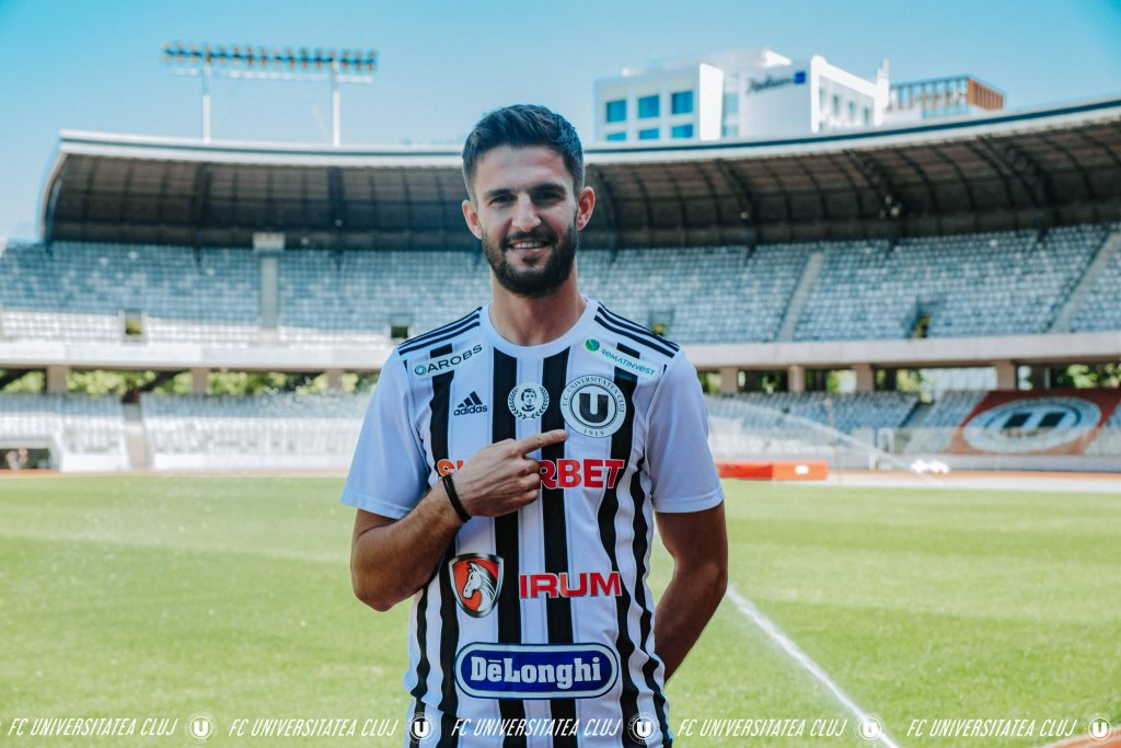 Mesajul celui mai nou jucător al Universității Cluj, Andrei Pițian: “Sper să formăm din nou o forță în Liga 1”
