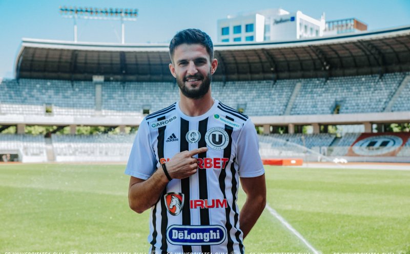 Mesajul celui mai nou jucător al Universității Cluj, Andrei Pițian: “Sper să formăm din nou o forță în Liga 1”