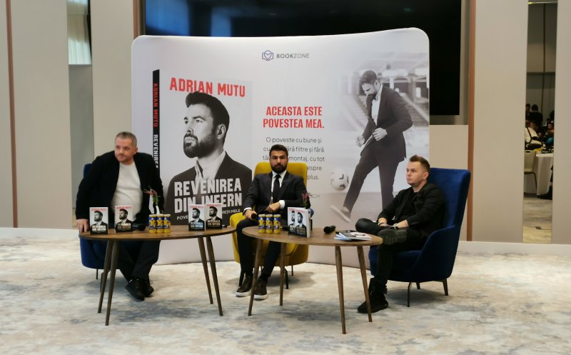 Adrian Mutu și-a lansat autobiografia la Cluj, în cadrul Sports Festival 2022