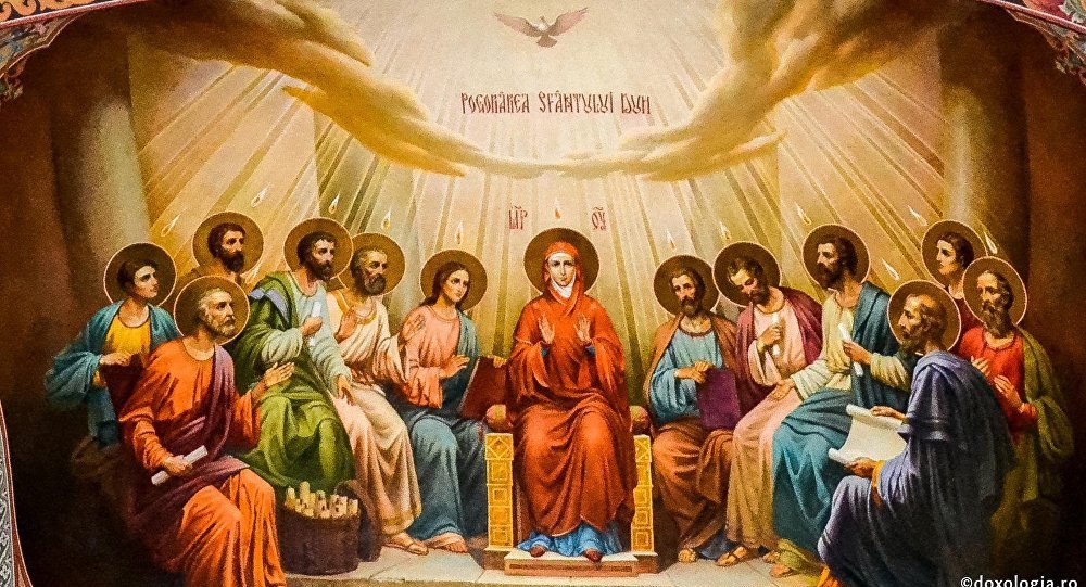 Rusaliile sau Pogorârea Sfântului Duh, sărbătoarea întemeierii Bisericii
