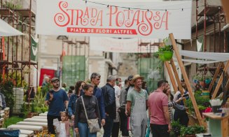 Record de vizitatori la Piaţa de Flori Altfel, de pe strada Potaissa