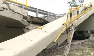 Pilonii de susţinere de sub podul prăbuşit la Luţca erau umpluţi cu polistiren şi fier ruginit