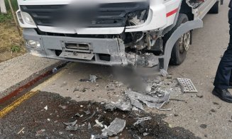 Alcoolul la volan se practică tot mai des la Cluj. Un șofer beat a intrat cu mașina într-un tir