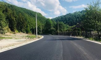 Un nou tronson din Drumul Apusenilor a fost asfaltat. Stadiul lucrărilor a trecut de 90%